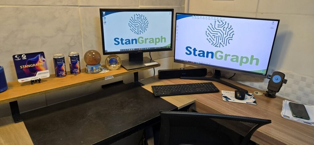Estrutura técnica da StanGraph para suporte e reparo eletrônico