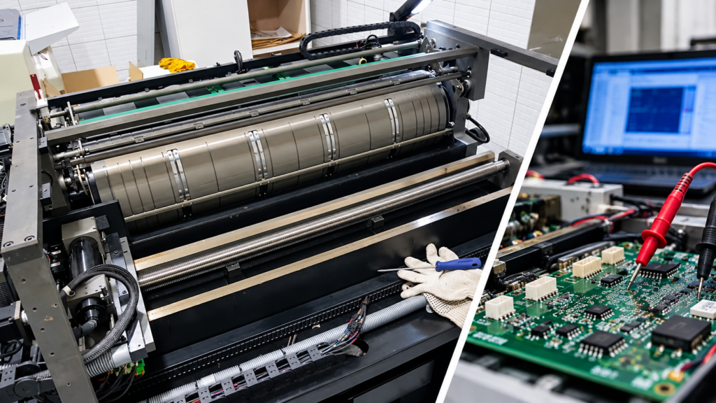 Suporte técnico e manutenção em equipamento CTP CRON