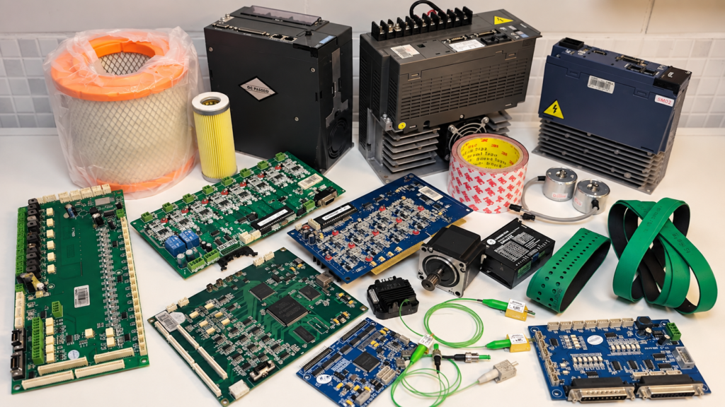 Peças e componentes para equipamentos CTP e UVCTP CRON